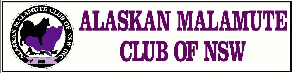 ALASKN MALAMUTE CLUB OF NSW